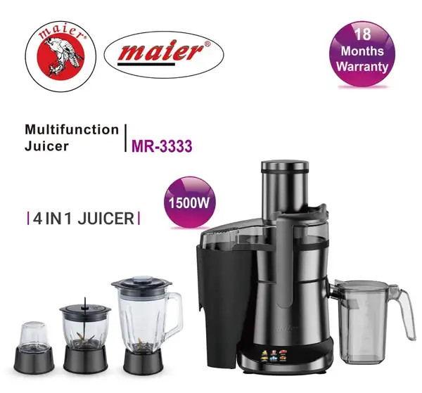 آبمیوه گیر 4کاره مایر مدل MR-3333