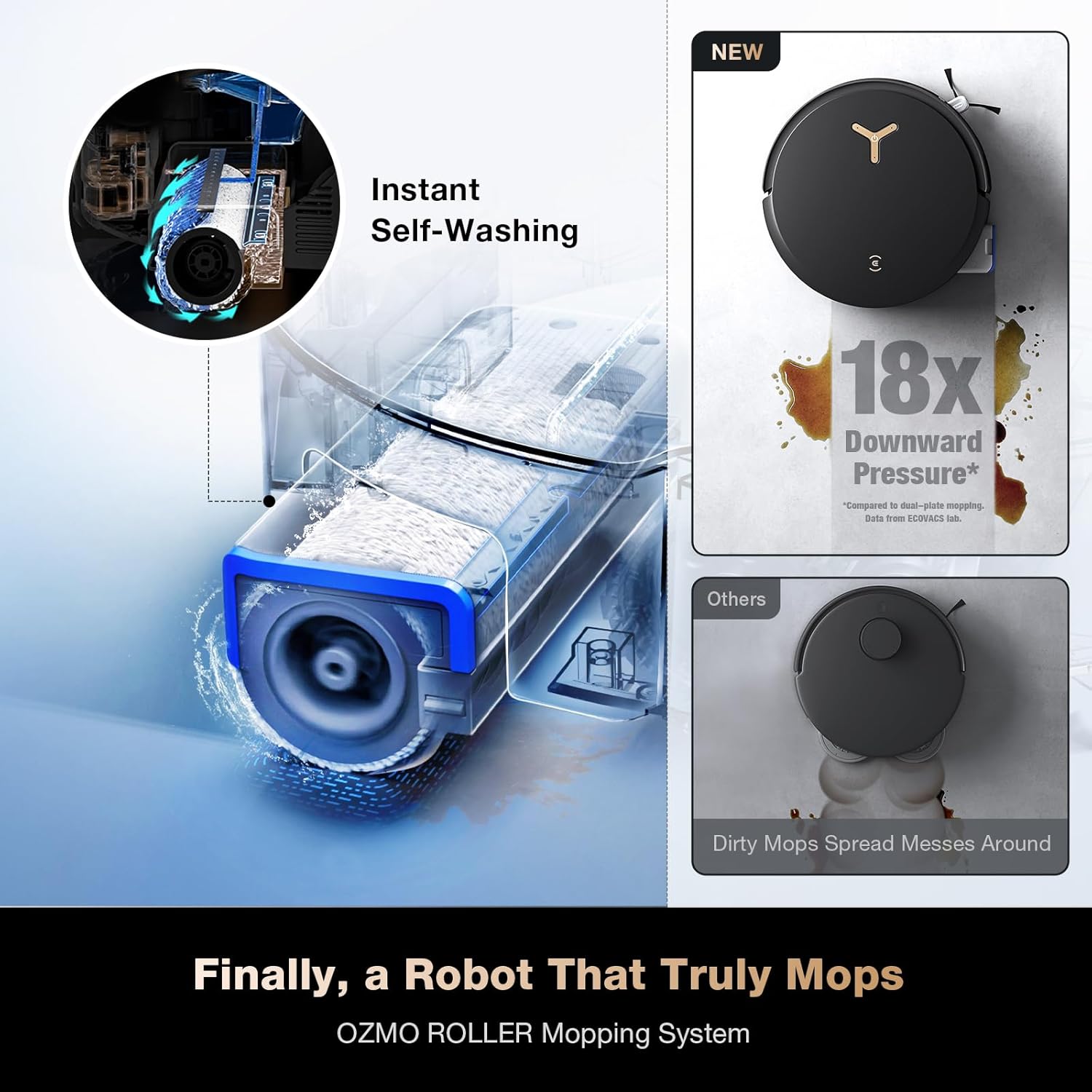 جارو رباتیک برند اکووکس مدل x8 pro omni