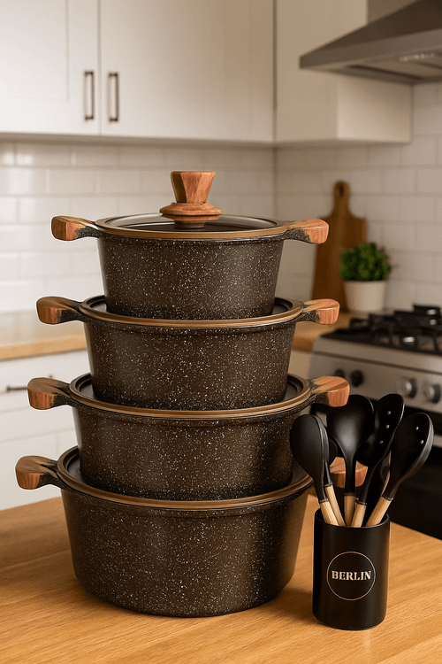 سرویس قابلمه 10 پارچه مدل BE-2300-BERLIN