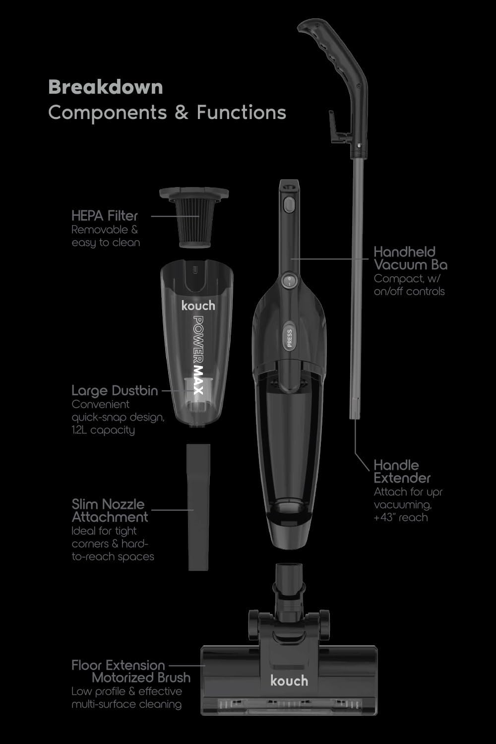 بانه خرید جاروبرقی پرتابل کوخ مدل KSV-2031