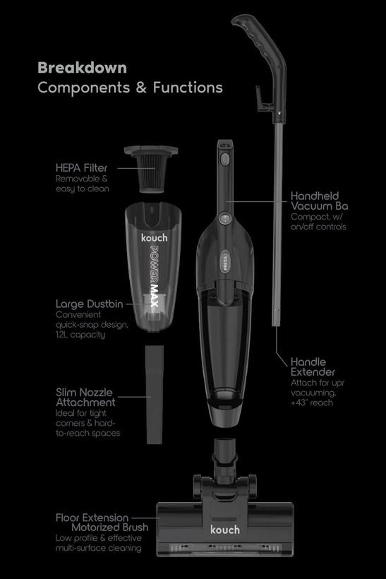 بانه خرید جاروبرقی پرتابل کوخ مدل KSV-2031