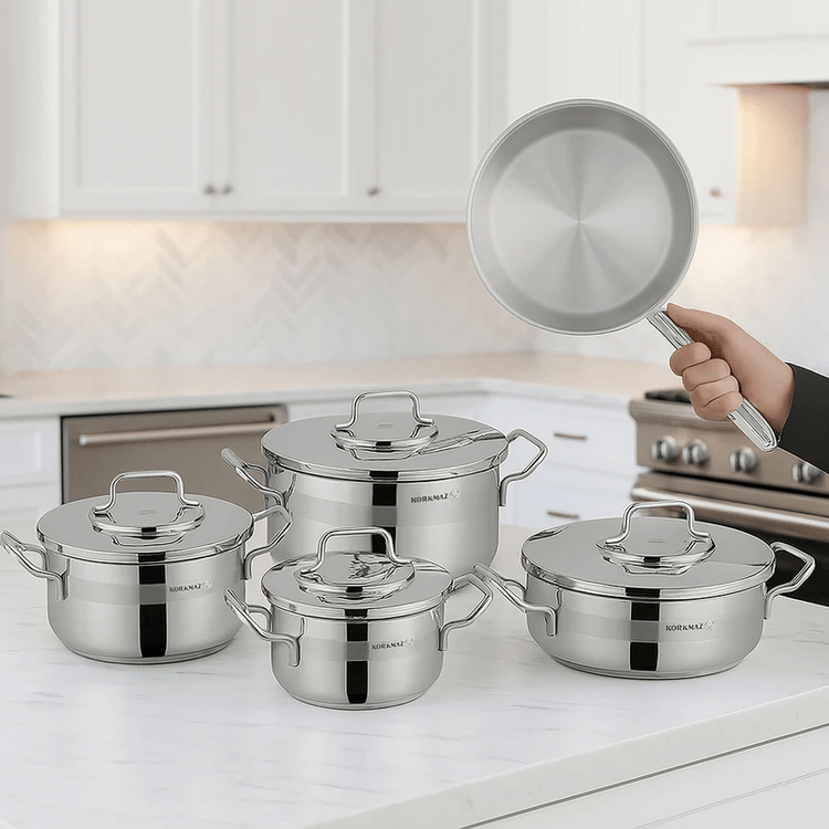 سرویس قابلمه استیل کرکماز مدل A2050