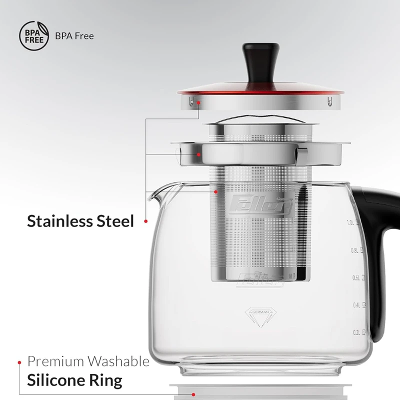 قیمت چای‌ساز فلر مدل TS288